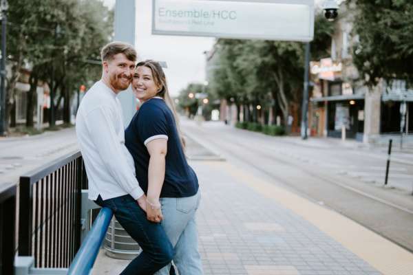 Holly and Charles met on the METRORail Red Line.
