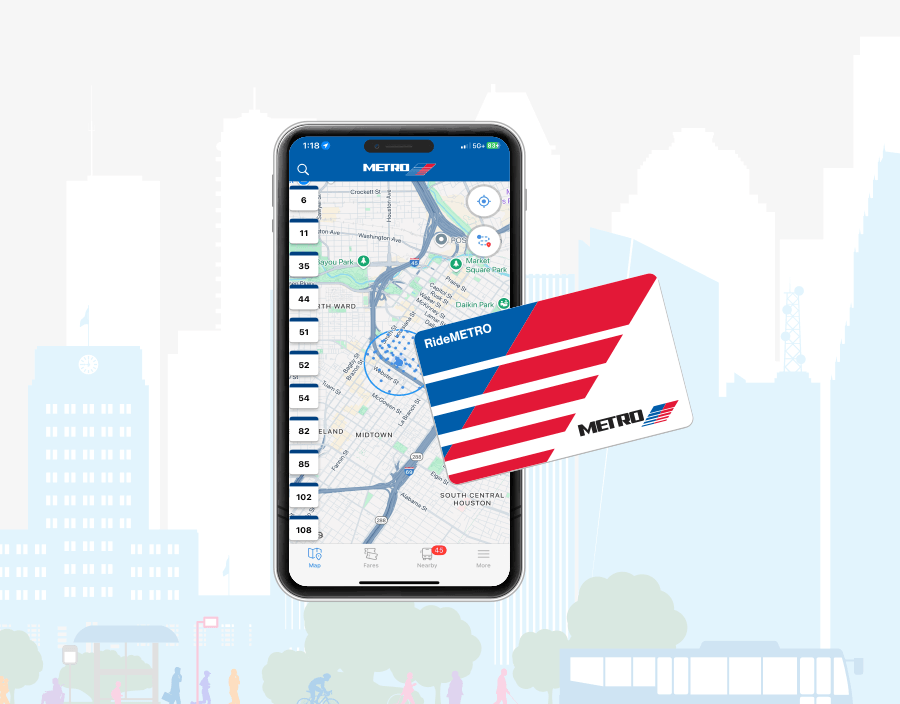 RideMETRO Card and app
